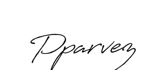 How to Draw Pparvez signature style? Antro_Vectra_Bolder is a latest design signature styles for name Pparvez. Pparvez signature style 7 images and pictures png