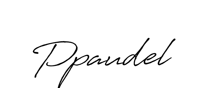 Also we have Ppaudel name is the best signature style. Create professional handwritten signature collection using Antro_Vectra_Bolder autograph style. Ppaudel signature style 7 images and pictures png