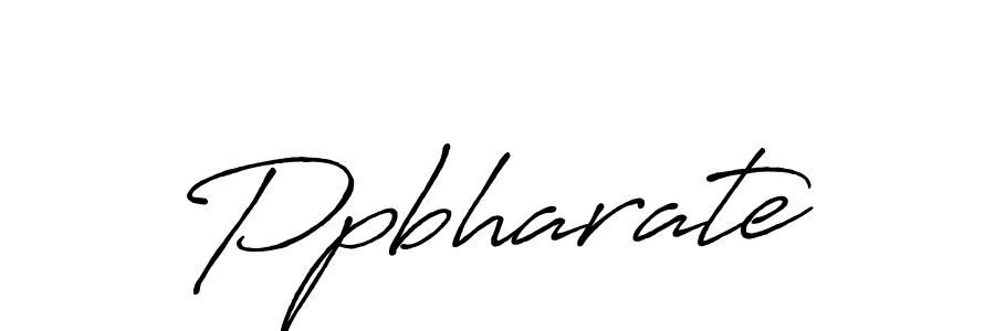 Ppbharate stylish signature style. Best Handwritten Sign (Antro_Vectra_Bolder) for my name. Handwritten Signature Collection Ideas for my name Ppbharate. Ppbharate signature style 7 images and pictures png