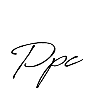 How to make Ppc name signature. Use Antro_Vectra_Bolder style for creating short signs online. This is the latest handwritten sign. Ppc signature style 7 images and pictures png