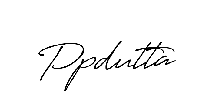 Use a signature maker to create a handwritten signature online. With this signature software, you can design (Antro_Vectra_Bolder) your own signature for name Ppdutta. Ppdutta signature style 7 images and pictures png