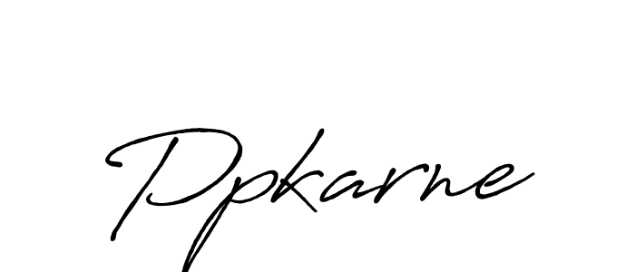 Design your own signature with our free online signature maker. With this signature software, you can create a handwritten (Antro_Vectra_Bolder) signature for name Ppkarne. Ppkarne signature style 7 images and pictures png