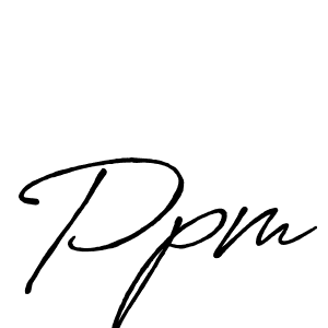 Ppm stylish signature style. Best Handwritten Sign (Antro_Vectra_Bolder) for my name. Handwritten Signature Collection Ideas for my name Ppm. Ppm signature style 7 images and pictures png