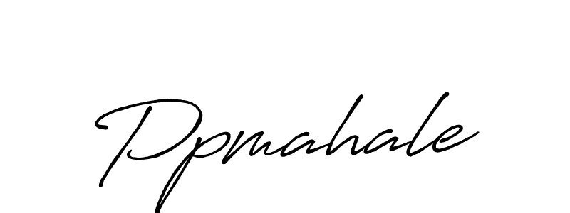 How to make Ppmahale signature? Antro_Vectra_Bolder is a professional autograph style. Create handwritten signature for Ppmahale name. Ppmahale signature style 7 images and pictures png