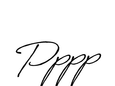 Also we have Pppp name is the best signature style. Create professional handwritten signature collection using Antro_Vectra_Bolder autograph style. Pppp signature style 7 images and pictures png