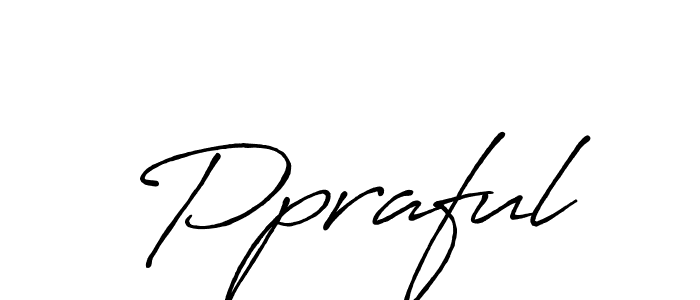 How to make Ppraful name signature. Use Antro_Vectra_Bolder style for creating short signs online. This is the latest handwritten sign. Ppraful signature style 7 images and pictures png