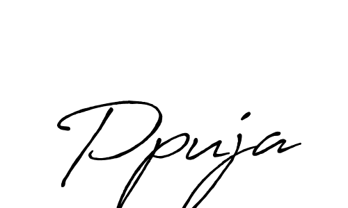 It looks lik you need a new signature style for name Ppuja. Design unique handwritten (Antro_Vectra_Bolder) signature with our free signature maker in just a few clicks. Ppuja signature style 7 images and pictures png