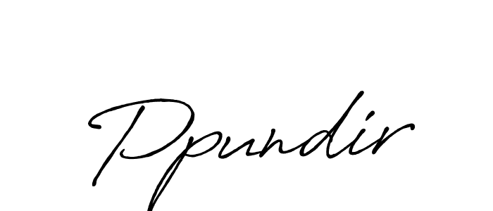 How to make Ppundir signature? Antro_Vectra_Bolder is a professional autograph style. Create handwritten signature for Ppundir name. Ppundir signature style 7 images and pictures png