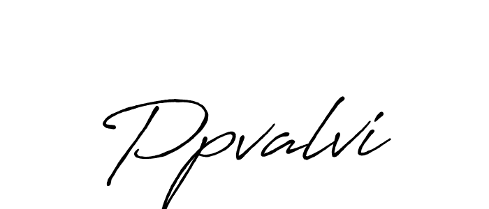 Also we have Ppvalvi name is the best signature style. Create professional handwritten signature collection using Antro_Vectra_Bolder autograph style. Ppvalvi signature style 7 images and pictures png