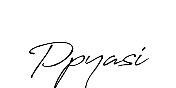 Also we have Ppyasi name is the best signature style. Create professional handwritten signature collection using Antro_Vectra_Bolder autograph style. Ppyasi signature style 7 images and pictures png