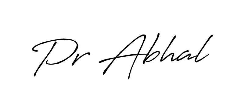 Similarly Antro_Vectra_Bolder is the best handwritten signature design. Signature creator online .You can use it as an online autograph creator for name Pr Abhal. Pr Abhal signature style 7 images and pictures png