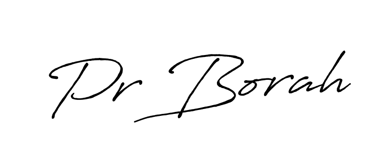 Make a beautiful signature design for name Pr Borah. With this signature (Antro_Vectra_Bolder) style, you can create a handwritten signature for free. Pr Borah signature style 7 images and pictures png