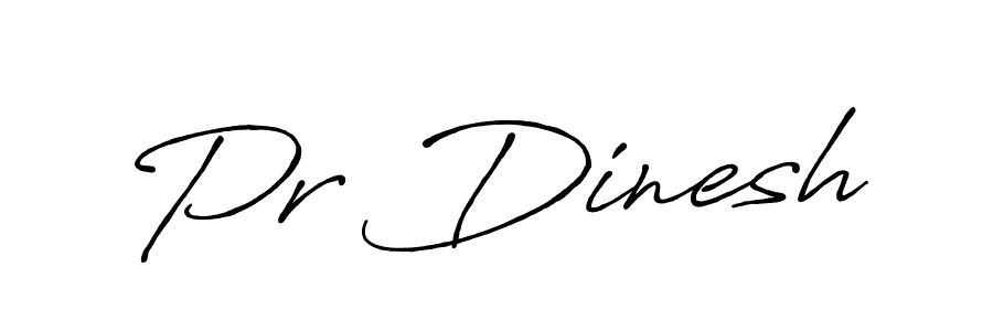 Design your own signature with our free online signature maker. With this signature software, you can create a handwritten (Antro_Vectra_Bolder) signature for name Pr Dinesh. Pr Dinesh signature style 7 images and pictures png