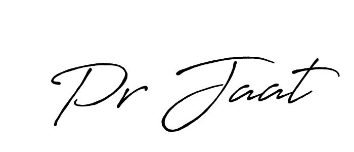 Use a signature maker to create a handwritten signature online. With this signature software, you can design (Antro_Vectra_Bolder) your own signature for name Pr Jaat. Pr Jaat signature style 7 images and pictures png