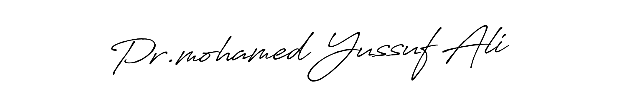 How to make Pr.mohamed Yussuf Ali signature? Antro_Vectra_Bolder is a professional autograph style. Create handwritten signature for Pr.mohamed Yussuf Ali name. Pr.mohamed Yussuf Ali signature style 7 images and pictures png