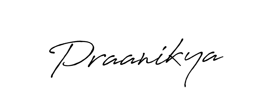 Also we have Praanikya name is the best signature style. Create professional handwritten signature collection using Antro_Vectra_Bolder autograph style. Praanikya signature style 7 images and pictures png