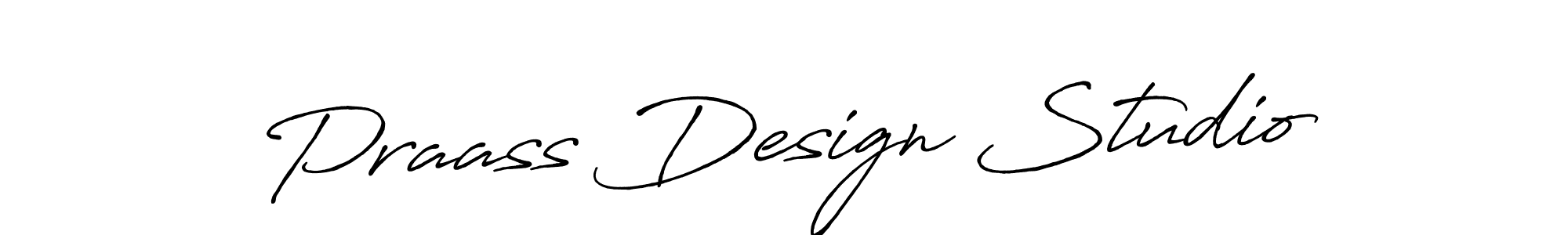 Once you've used our free online signature maker to create your best signature Antro_Vectra_Bolder style, it's time to enjoy all of the benefits that Praass Design Studio name signing documents. Praass Design Studio signature style 7 images and pictures png