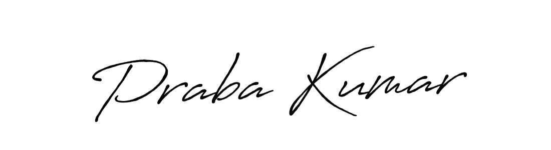 The best way (Antro_Vectra_Bolder) to make a short signature is to pick only two or three words in your name. The name Praba Kumar include a total of six letters. For converting this name. Praba Kumar signature style 7 images and pictures png
