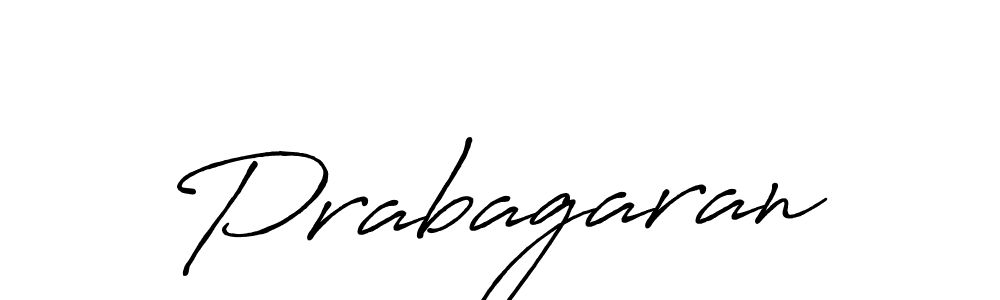 Make a beautiful signature design for name Prabagaran. With this signature (Antro_Vectra_Bolder) style, you can create a handwritten signature for free. Prabagaran signature style 7 images and pictures png