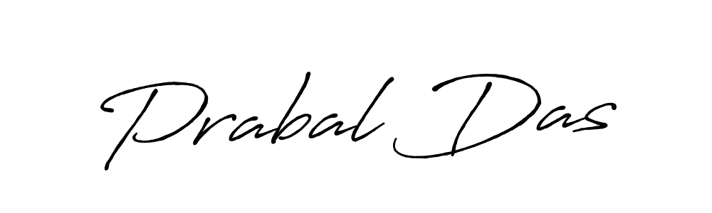 How to make Prabal Das signature? Antro_Vectra_Bolder is a professional autograph style. Create handwritten signature for Prabal Das name. Prabal Das signature style 7 images and pictures png