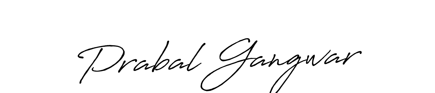 It looks lik you need a new signature style for name Prabal Gangwar. Design unique handwritten (Antro_Vectra_Bolder) signature with our free signature maker in just a few clicks. Prabal Gangwar signature style 7 images and pictures png