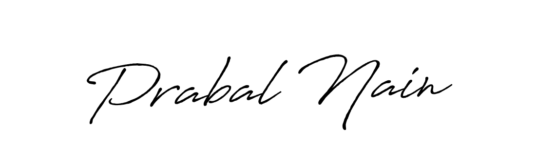 Antro_Vectra_Bolder is a professional signature style that is perfect for those who want to add a touch of class to their signature. It is also a great choice for those who want to make their signature more unique. Get Prabal Nain name to fancy signature for free. Prabal Nain signature style 7 images and pictures png