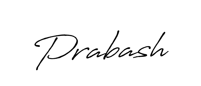 Design your own signature with our free online signature maker. With this signature software, you can create a handwritten (Antro_Vectra_Bolder) signature for name Prabash. Prabash signature style 7 images and pictures png