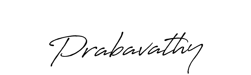 if you are searching for the best signature style for your name Prabavathy. so please give up your signature search. here we have designed multiple signature styles  using Antro_Vectra_Bolder. Prabavathy signature style 7 images and pictures png