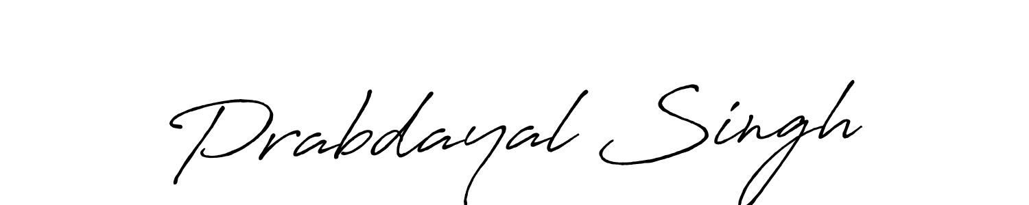 Use a signature maker to create a handwritten signature online. With this signature software, you can design (Antro_Vectra_Bolder) your own signature for name Prabdayal Singh. Prabdayal Singh signature style 7 images and pictures png