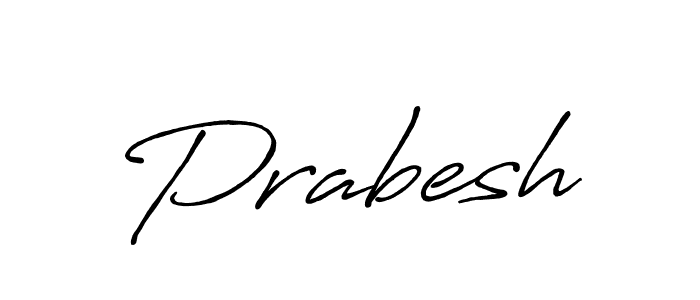 Create a beautiful signature design for name Prabesh. With this signature (Antro_Vectra_Bolder) fonts, you can make a handwritten signature for free. Prabesh signature style 7 images and pictures png