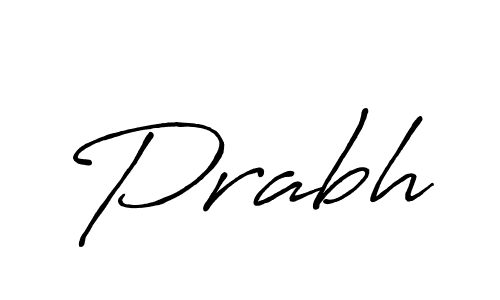 How to make Prabh signature? Antro_Vectra_Bolder is a professional autograph style. Create handwritten signature for Prabh name. Prabh signature style 7 images and pictures png