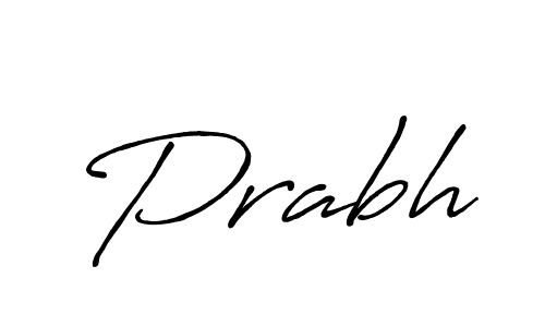 How to make Prabh signature? Antro_Vectra_Bolder is a professional autograph style. Create handwritten signature for Prabh name. Prabh signature style 7 images and pictures png