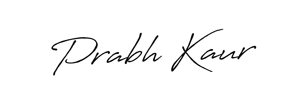 Also You can easily find your signature by using the search form. We will create Prabh Kaur name handwritten signature images for you free of cost using Antro_Vectra_Bolder sign style. Prabh Kaur signature style 7 images and pictures png