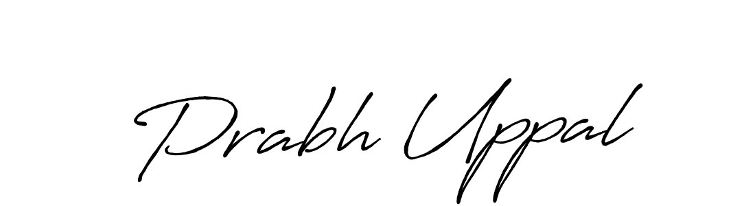 Make a short Prabh Uppal signature style. Manage your documents anywhere anytime using Antro_Vectra_Bolder. Create and add eSignatures, submit forms, share and send files easily. Prabh Uppal signature style 7 images and pictures png