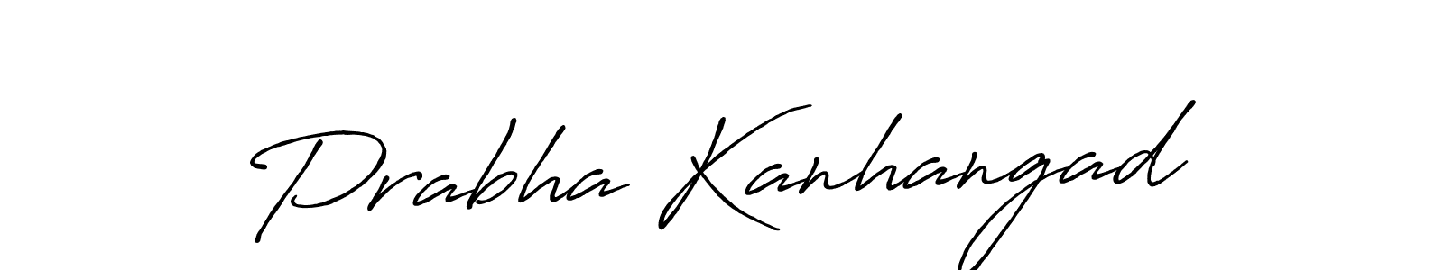 You should practise on your own different ways (Antro_Vectra_Bolder) to write your name (Prabha Kanhangad) in signature. don't let someone else do it for you. Prabha Kanhangad signature style 7 images and pictures png