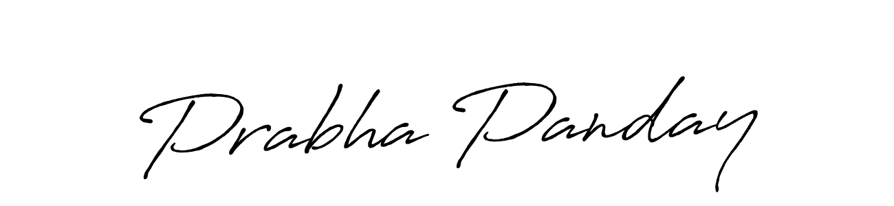 Also we have Prabha Panday name is the best signature style. Create professional handwritten signature collection using Antro_Vectra_Bolder autograph style. Prabha Panday signature style 7 images and pictures png
