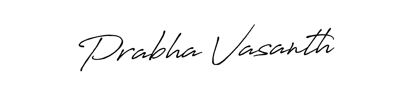 Similarly Antro_Vectra_Bolder is the best handwritten signature design. Signature creator online .You can use it as an online autograph creator for name Prabha Vasanth. Prabha Vasanth signature style 7 images and pictures png