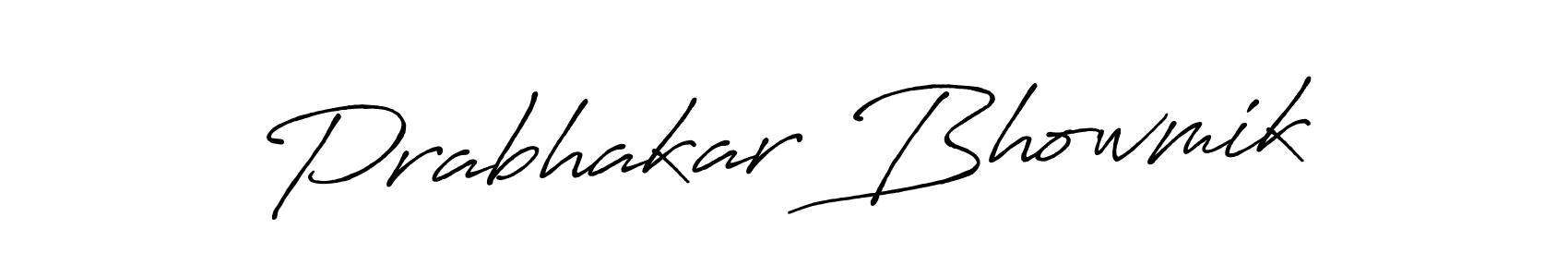 Also we have Prabhakar Bhowmik name is the best signature style. Create professional handwritten signature collection using Antro_Vectra_Bolder autograph style. Prabhakar Bhowmik signature style 7 images and pictures png