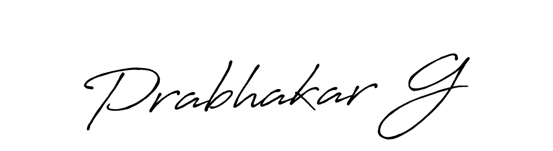 Similarly Antro_Vectra_Bolder is the best handwritten signature design. Signature creator online .You can use it as an online autograph creator for name Prabhakar G. Prabhakar G signature style 7 images and pictures png