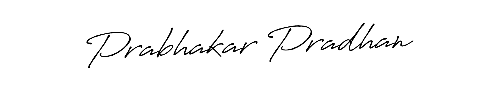 Design your own signature with our free online signature maker. With this signature software, you can create a handwritten (Antro_Vectra_Bolder) signature for name Prabhakar Pradhan. Prabhakar Pradhan signature style 7 images and pictures png