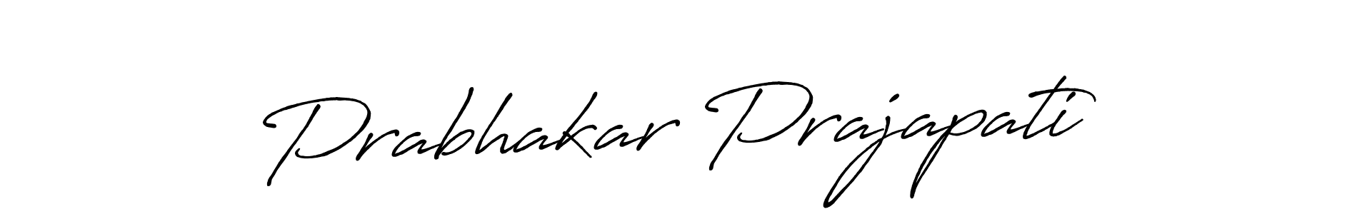 Antro_Vectra_Bolder is a professional signature style that is perfect for those who want to add a touch of class to their signature. It is also a great choice for those who want to make their signature more unique. Get Prabhakar Prajapati name to fancy signature for free. Prabhakar Prajapati signature style 7 images and pictures png