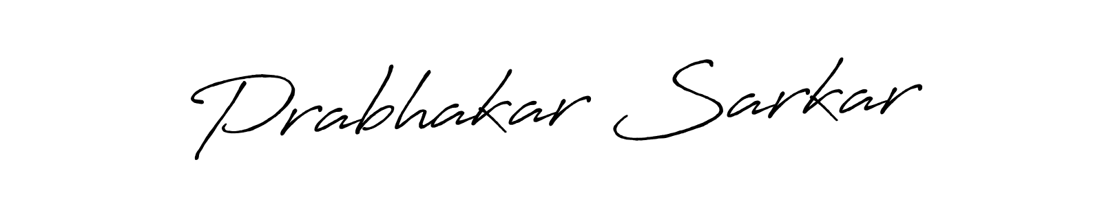 Prabhakar Sarkar stylish signature style. Best Handwritten Sign (Antro_Vectra_Bolder) for my name. Handwritten Signature Collection Ideas for my name Prabhakar Sarkar. Prabhakar Sarkar signature style 7 images and pictures png