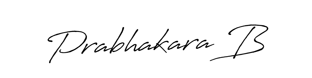 Also You can easily find your signature by using the search form. We will create Prabhakara B name handwritten signature images for you free of cost using Antro_Vectra_Bolder sign style. Prabhakara B signature style 7 images and pictures png