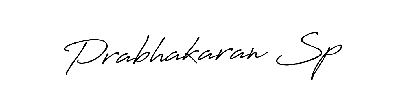 Prabhakaran Sp stylish signature style. Best Handwritten Sign (Antro_Vectra_Bolder) for my name. Handwritten Signature Collection Ideas for my name Prabhakaran Sp. Prabhakaran Sp signature style 7 images and pictures png