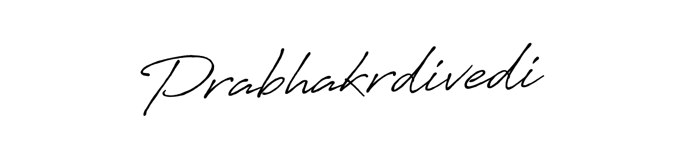 Design your own signature with our free online signature maker. With this signature software, you can create a handwritten (Antro_Vectra_Bolder) signature for name Prabhakrdivedi. Prabhakrdivedi signature style 7 images and pictures png