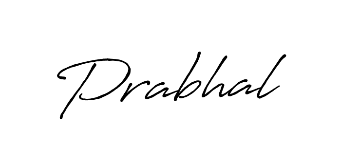 It looks lik you need a new signature style for name Prabhal. Design unique handwritten (Antro_Vectra_Bolder) signature with our free signature maker in just a few clicks. Prabhal signature style 7 images and pictures png