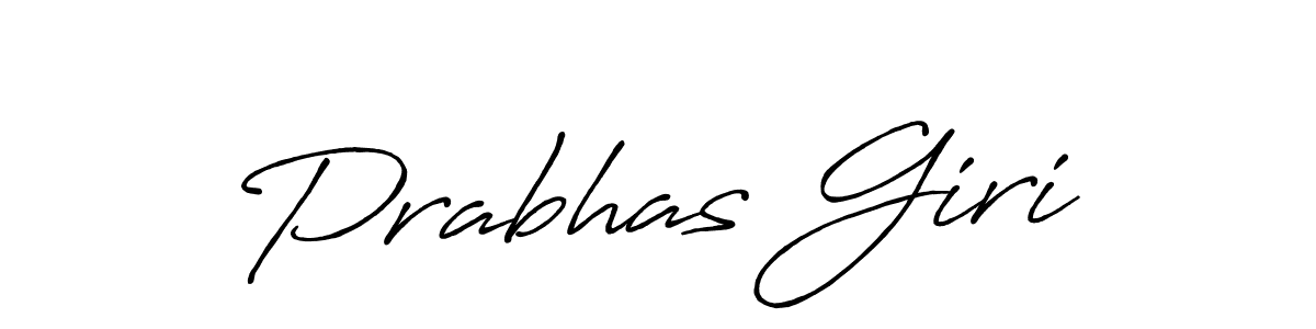 How to make Prabhas Giri name signature. Use Antro_Vectra_Bolder style for creating short signs online. This is the latest handwritten sign. Prabhas Giri signature style 7 images and pictures png