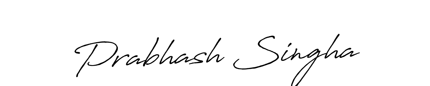 It looks lik you need a new signature style for name Prabhash Singha. Design unique handwritten (Antro_Vectra_Bolder) signature with our free signature maker in just a few clicks. Prabhash Singha signature style 7 images and pictures png