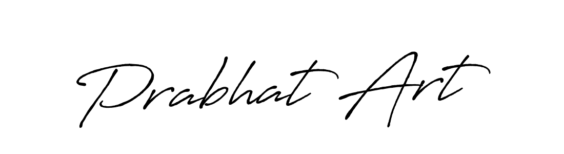 It looks lik you need a new signature style for name Prabhat Art. Design unique handwritten (Antro_Vectra_Bolder) signature with our free signature maker in just a few clicks. Prabhat Art signature style 7 images and pictures png