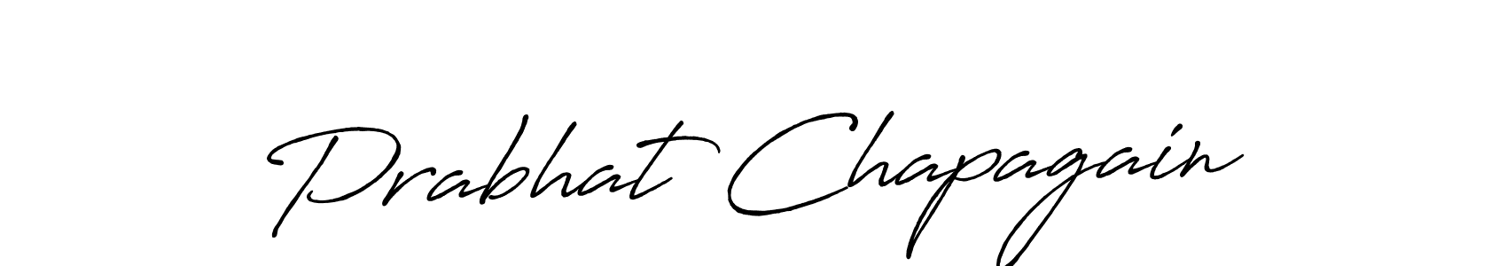 How to make Prabhat Chapagain name signature. Use Antro_Vectra_Bolder style for creating short signs online. This is the latest handwritten sign. Prabhat Chapagain signature style 7 images and pictures png
